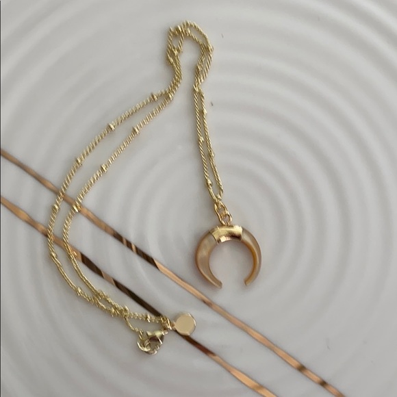 Crescent Carved Shell Choker - Picture 3 of 5